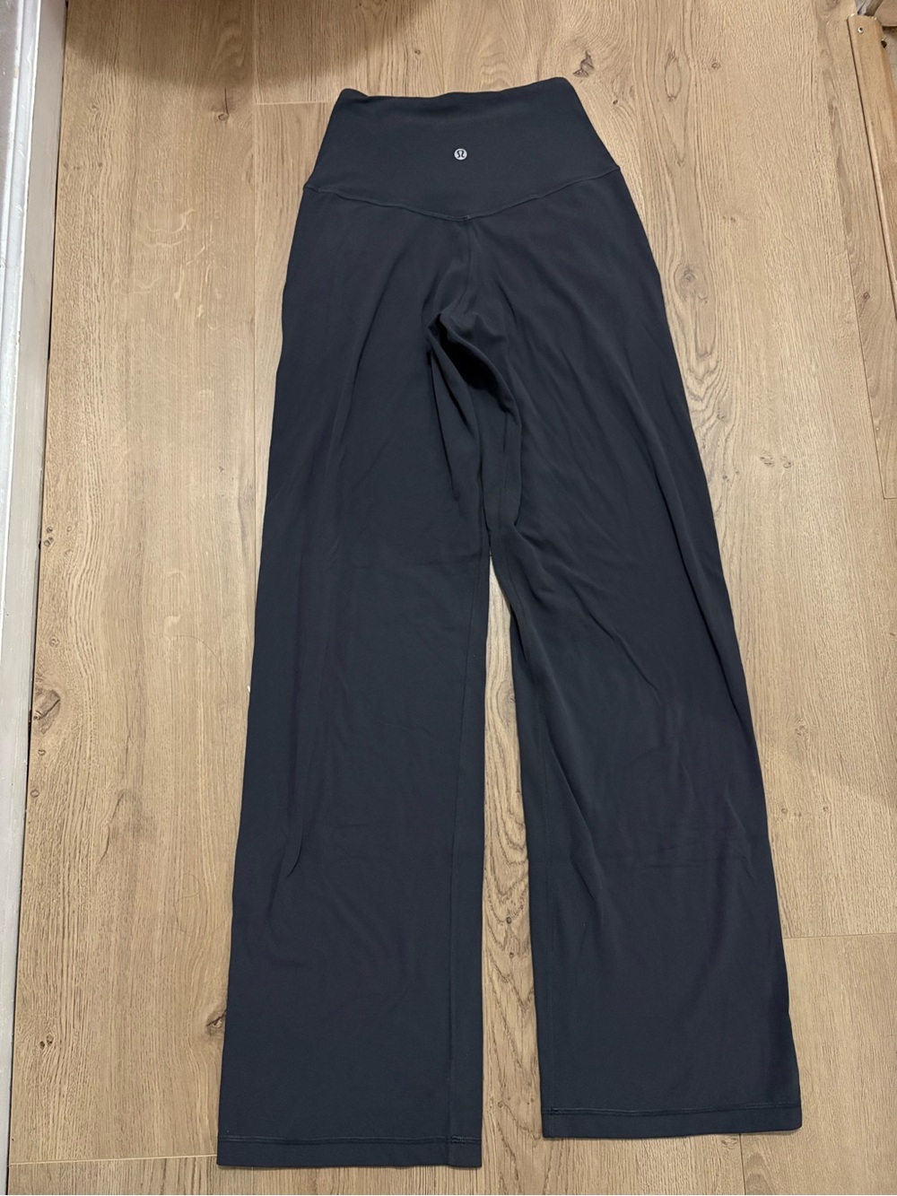 lululemon athletica Black Wide-Leg Leggings